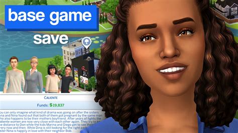 Oshin On Twitter The BEST Base Game Save File For The Sims 4 Lore