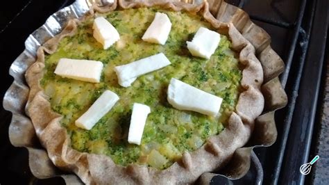 Torta De Brócolis E Cebola Receita FÁcil