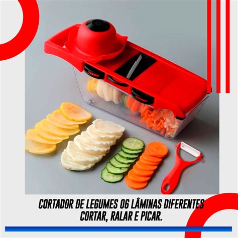 Mandoline Slicer Nicer Fatiador Cortador Ralador Manual De Alimentos