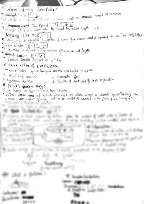 Solution Atomic Structure Handwritten Short Notes Studypool