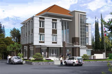 Desain Gedung Perkantoran Minimalis Modern - METRO PROPERTI BALIKPAPAN