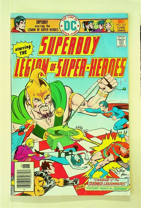 Superboy Starring The Legion Of Super Heroes 217 Jun 1976 DC VG