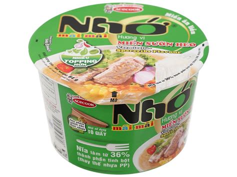 MIẾN SƯỜN HEO NHỎ TÔ 62G – BON GROCER