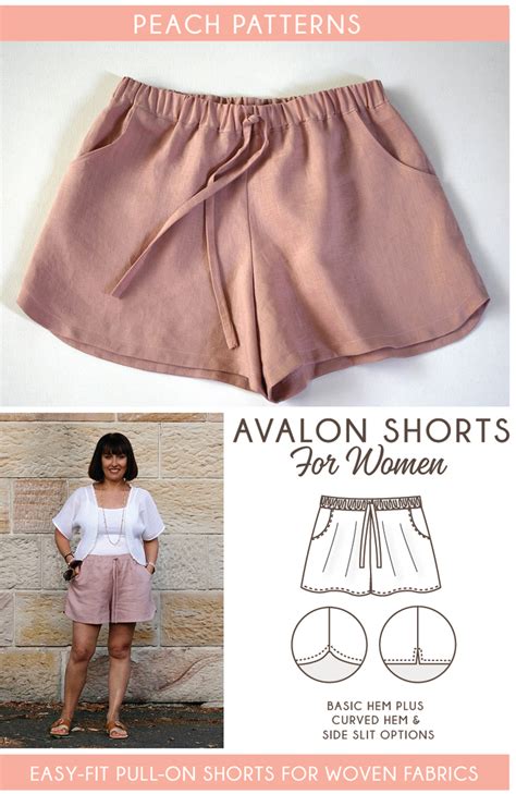 Avalon Shorts Pdf Sewing Pattern For Women Sewing Clothes Women