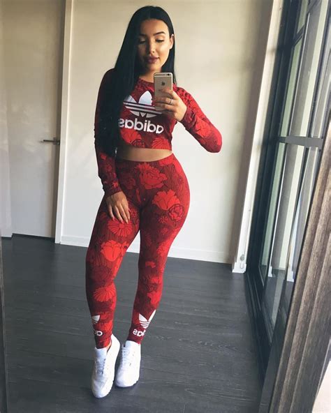 Adidas Legging And Top Set Baddie Adidas Outfit Crop Top