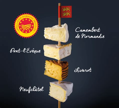 Camembert livarot pont l évêque et neufchâtel une Route des