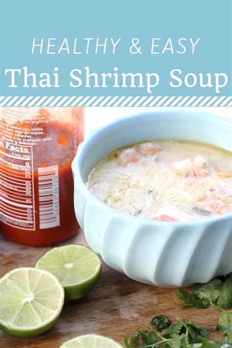 Easy And Flavorful Thai Coconut Shrimp Soup