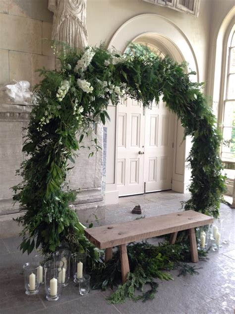 20 Creative Greenery Wedding Arches With Garland HMP