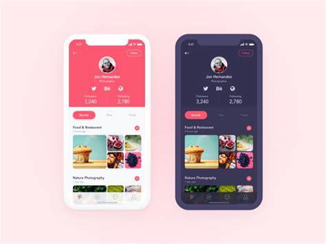 20 Mobile App Profile Screen Ui Design Updated Onaircode