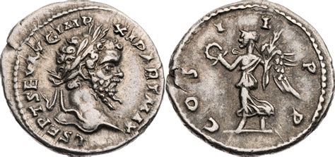 R Mische Kaiserzeit Denar N Chr Septimius Severus Kopf