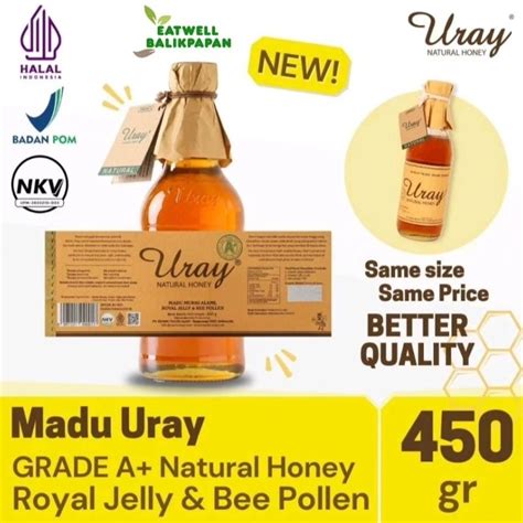 Jual MADU URAY 450gr 330ml RAW HONEY MADU HUTAN MENTAH BALIKPAPAN