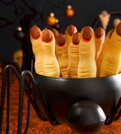 Eggless Spooky Witch Finger Cookie Recipe Perfect Halloween Cookies