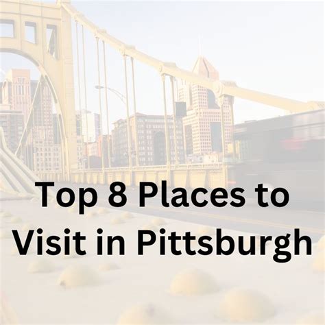 Pittsburgh, PA has many popular tourist attractions – YinzerShop