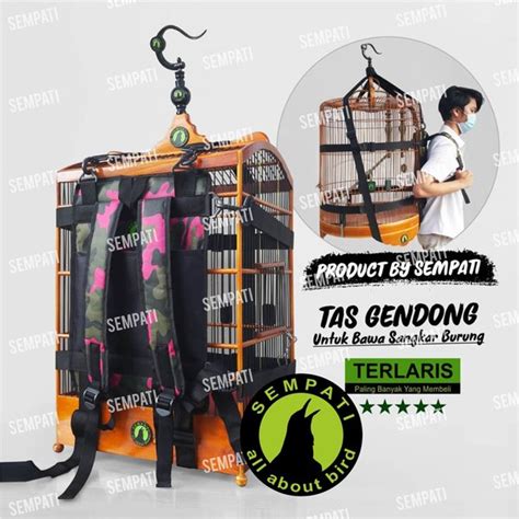 Jual Tas Sangkar Burung Tali Bentuk Kotak Sempati Tas Gendong