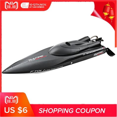 FeiLun FT011 RC Boat 2 4G High Speed Brushless Motor Built In Water