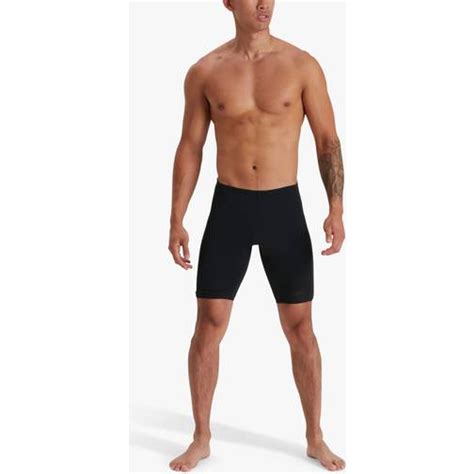 Speedo Tech Panel Jammer Badbyxor Black Pool Usa Charcoal Herr Pris