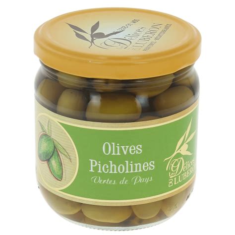 Olives Picholines de pays 220g Délices du Luberon