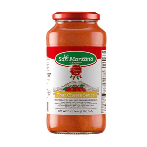 La San Marzano Four Cheese Sauce 24 Oz Supermarket Italy