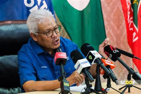 Hamzah Fires Back With Legal Demand Over RM15 Mil Graft Accusation Scoop