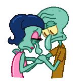 Squidward and Squilvia | Telegram : r/tenorandtumblr