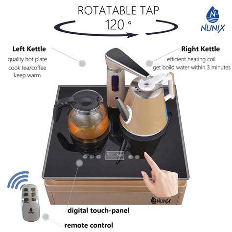 Nunix Bottom Load Hot And Normal Remote Controlled Water Dispenser