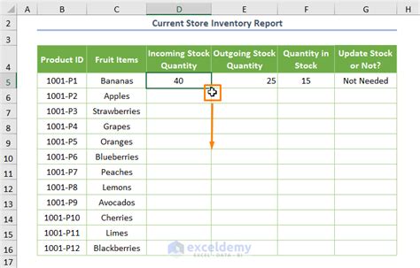 How To Maintain Store Inventory In Excel Step By Step Guide