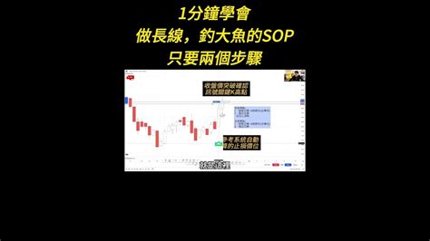 1分鐘學會做長線，釣大魚的sop，只要兩個步驟 Youtube