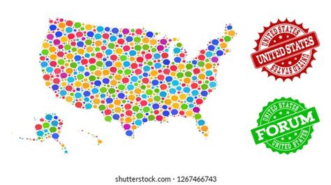 Usa Map Name Countriesunited States America Stock Vector Royalty Free 1766630015 Shutterstock