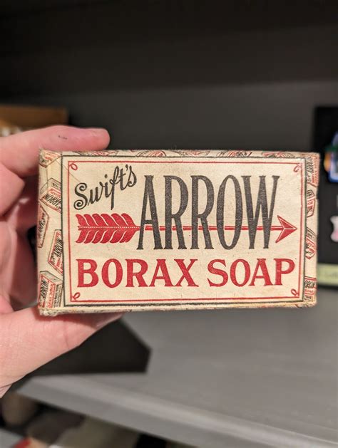 Original 1900s 1920s Swifts Arrow Borax Soap Vintage Laundry Display