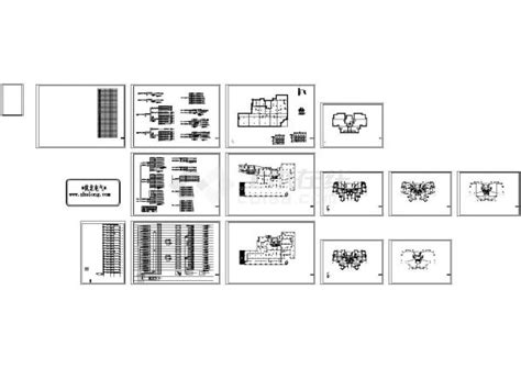 十八层768123㎡住宅楼电气设计施工图纸居住建筑土木在线