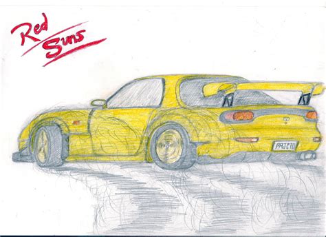 Fd3s Mazda Rx 7 By Draw Over On Deviantart