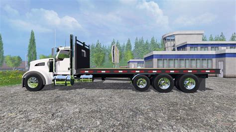 Kenworth T Flatbed For Farming Simulator