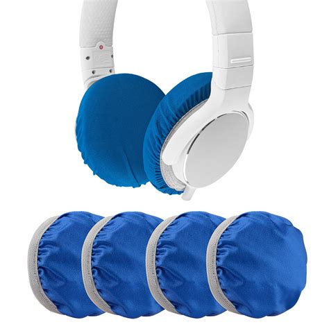 Geekria 2 Pairs Flex Fabric Headphones Ear Covers Washable And Stretchable Sanitary Earcup