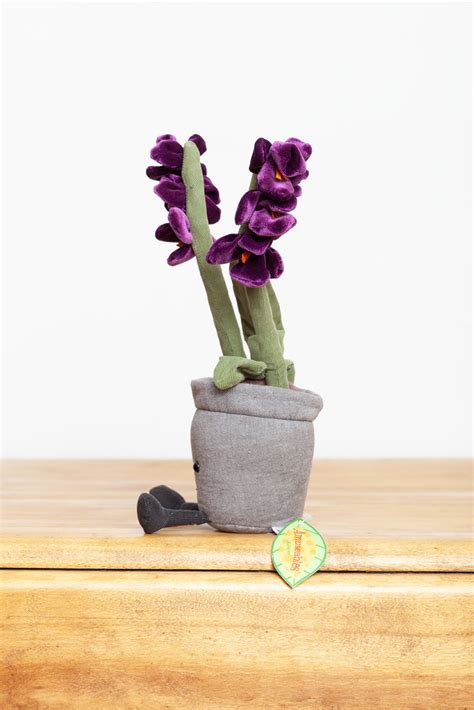 Jellycat Amuseable Purple Orchid Plant Flower Tagged Ms Rudolph S