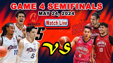 Brgy Ginebra Vs Meralco Bolts Game Today Full Game Simulation Youtube