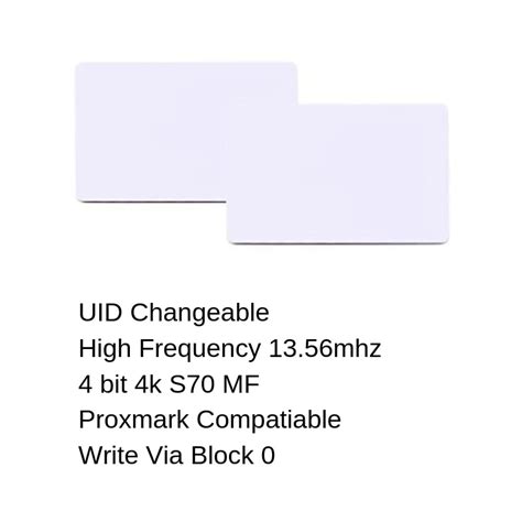 Uid Changeable Byte Uid Mf K S Block Change Rfid Nfc High