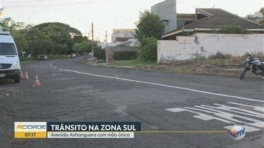 Bom Dia Cidade Ribeirão Preto Trecho da Avenida Anhanguera deixa de