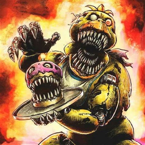 The Best 15 Fnaf 4 Nightmare Chica Fanart - moonpicinterest