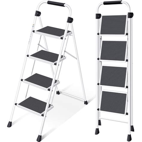 Kingrack Step Ladder Step Folding Step Stool For Adults With