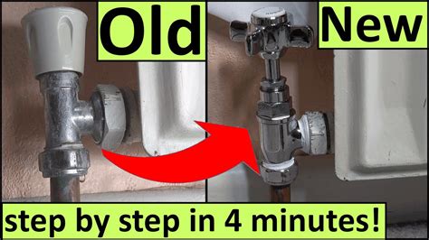 How To Replace A Radiator Valve YouTube