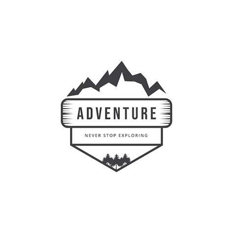 Premium Vector Mountain Adventure Logo Template Design