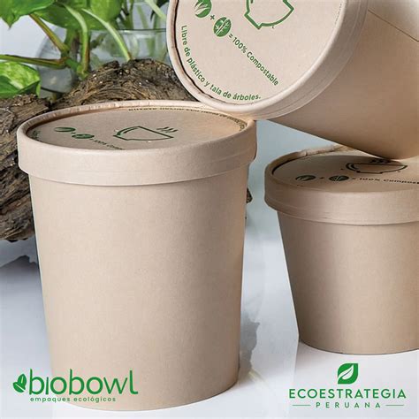 Biopaking Bowl Bamb Sopero Biodegradable Oz