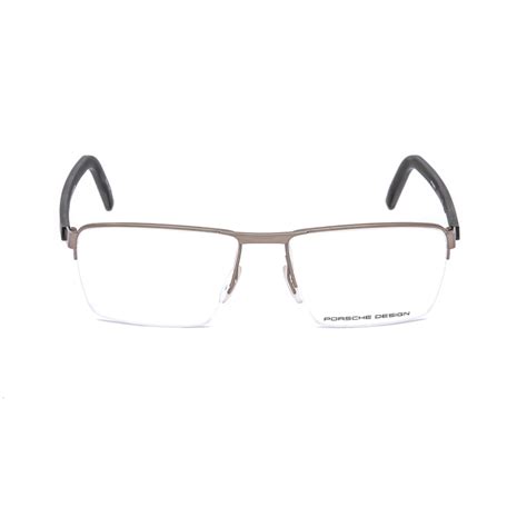 Porsche Design Mens Brown Shield Eyeglass Frames 8301 B 56