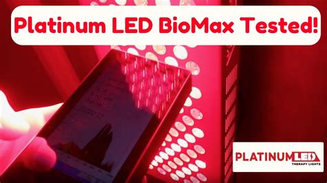 Platinumled Therapy Review Biomax Power Levels Emf More