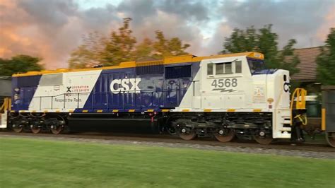 CSX M327 With CSX New Engine Operation Lifesaver YouTube