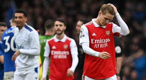 Odegaard Gets 410 White Struggles Arsenal Player Ratings Vs Everton