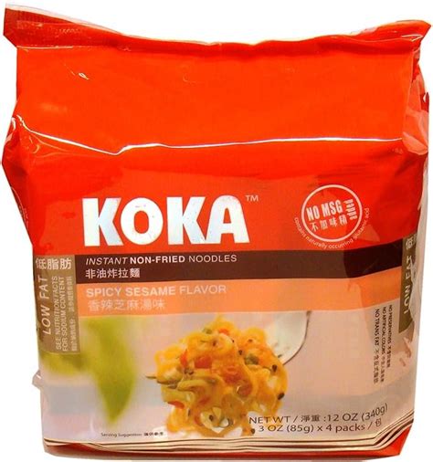 Koka Spicy Sesame Non-Fried Noodles Pack of 24 – Koka Noodles Dubai ...