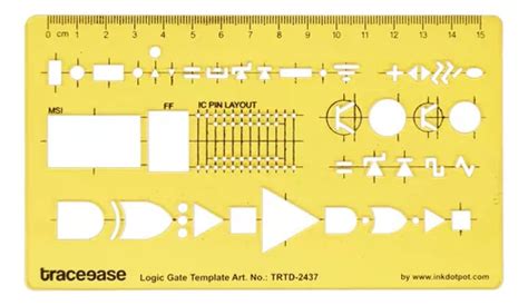 Traceease Plantilla De Dibujo Eléctrica Para Puerta Lógic Envío gratis