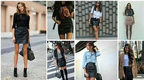 How To Style Leather Skirts Tiffany Skirts Youtube