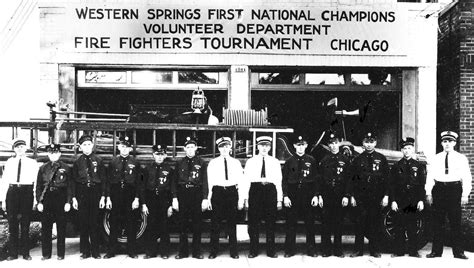 Western Springs' Fire Department - The Early Years | Western Springs, IL Patch